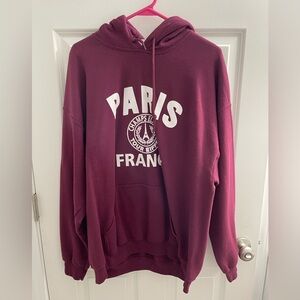 Gildan Maroon Hoodie - Paris